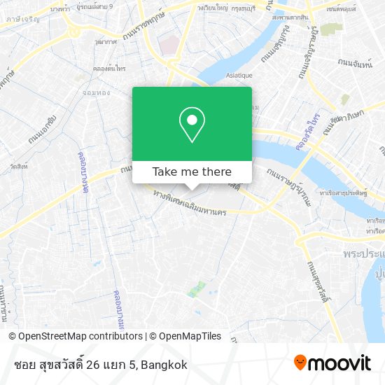 ซอย สุขสวัสดิ์ 26 แยก 5 map