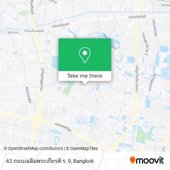 62 ถนนเฉลิมพระเกียรติ ร. 9 map