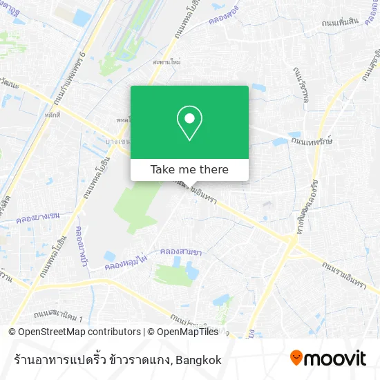 ร้านอาหารแปดริ้ว ข้าวราดแกง map