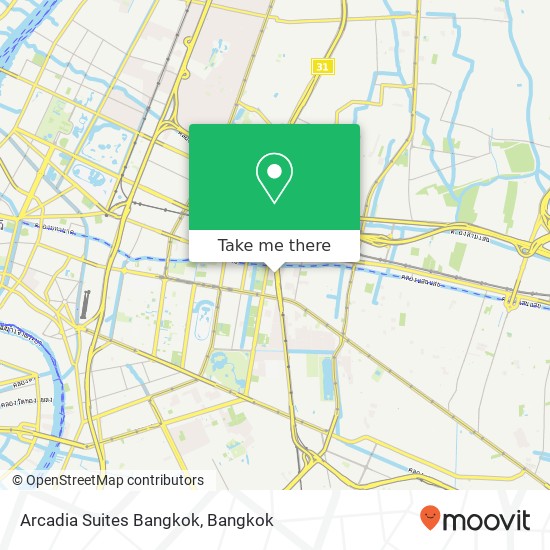 Arcadia Suites Bangkok map