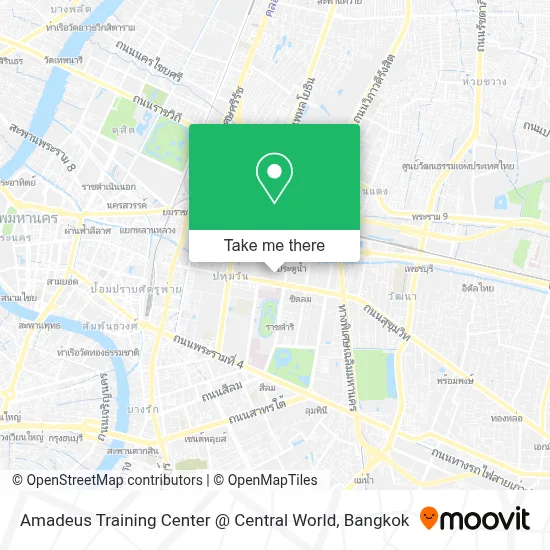 Amadeus Training Center @ Central World map