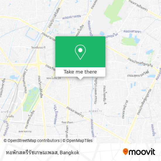 หอพักสตรีรัชเกษมเพลส map