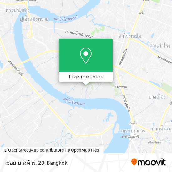 ซอย บางด้วน 23 map