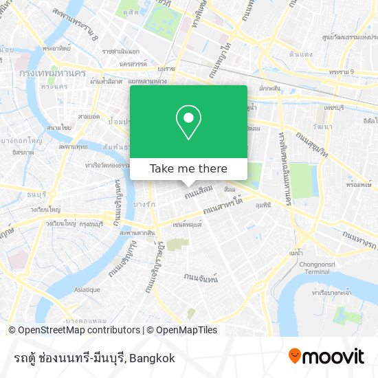 รถตู้ ช่องนนทรี-มีนบุรี map