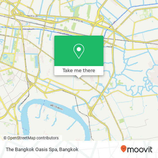 The Bangkok Oasis Spa map