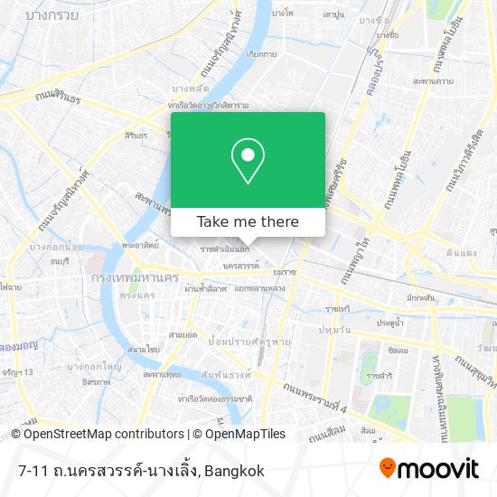 7-11 ถ.นครสวรรค์-นางเลิ้ง map