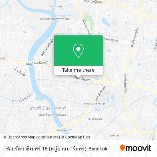 ซอยรัตนาธิเบศร์ 15 (หมู่บ้านนารีนคร) map