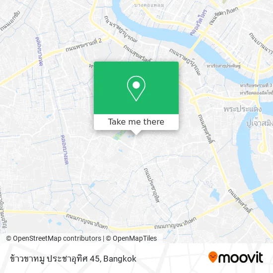 ข้าวขาหมู ประชาอุทิศ 45 map