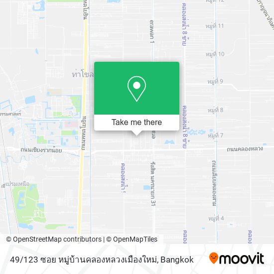 49 / 123 ซอย หมู่บ้านคลองหลวงเมืองใหม่ map