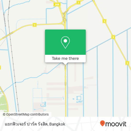 แยกฟิวเจอร์ ปาร์ค รังสิต map