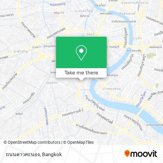 ถนนดาวคะนอง map
