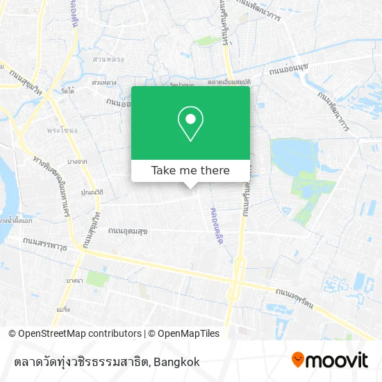 ตลาดวัดทุ่งวชิรธรรมสาธิต map