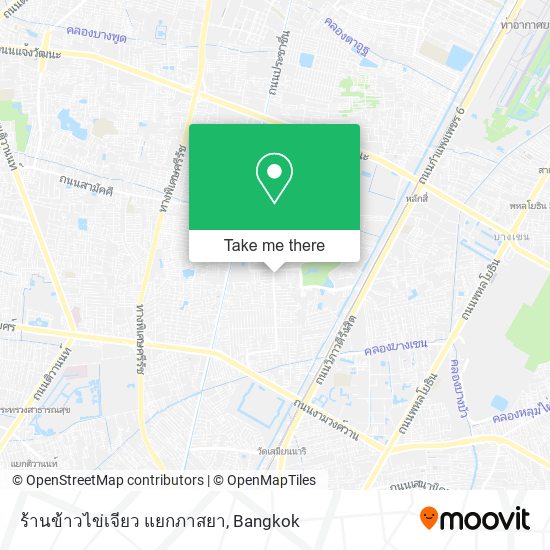 ร้านข้าวไข่เจียว แยกภาสยา map