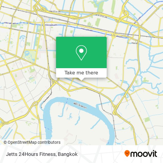 Jetts 24Hours Fitness map