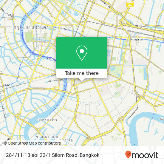284/11-13 soi 22/1 Silom Road map