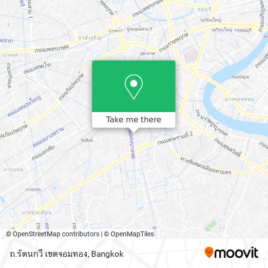 ถ.รัตนกวี เขตจอมทอง map