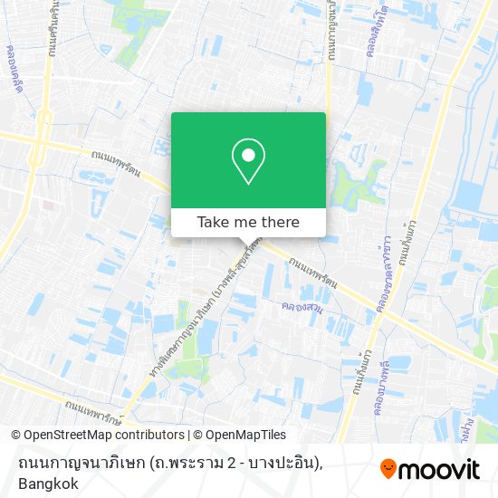 ถนนกาญจนาภิเษก (ถ.พระราม 2 - บางปะอิน) map