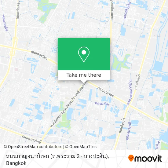 ถนนกาญจนาภิเษก (ถ.พระราม 2 - บางปะอิน) map