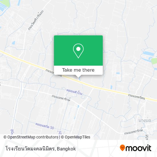 โรงเรียนวัดมงคลนิมิตร map