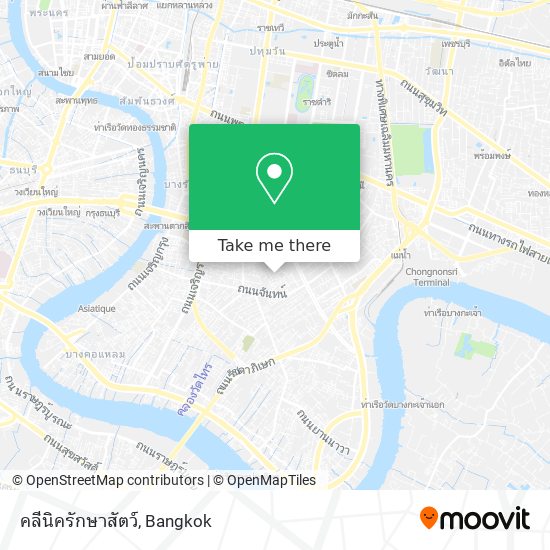 คลีนิครักษาสัตว์ map