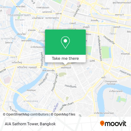 AIA Sathorn Tower map