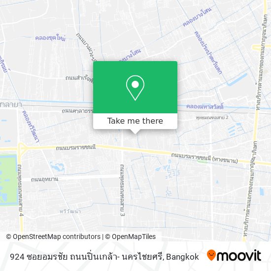 924 ซอยอมรชัย ถนนปิ่นเกล้า- นครไชยศรี map