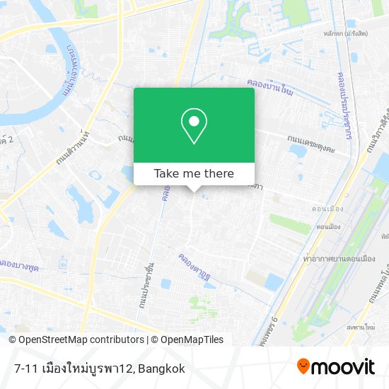 7-11 เมืองใหม่บูรพา12 map