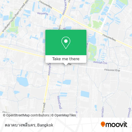 ตลาดบางพลีนคร map