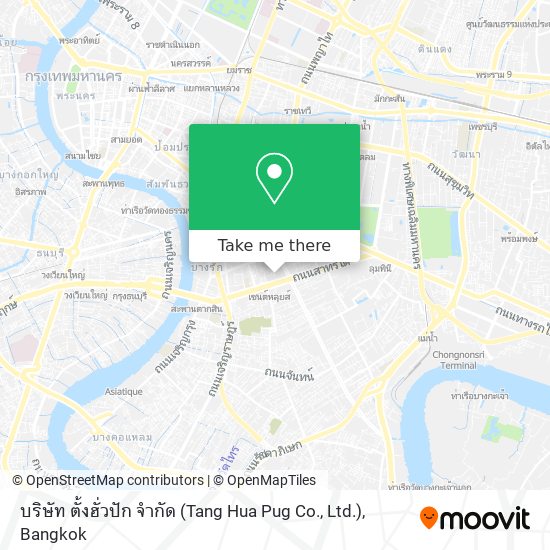 บริษัท ตั้งฮั่วปัก จำกัด (Tang Hua Pug Co., Ltd.) map