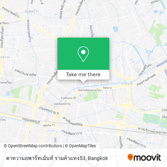 ตาหวานอพาร์ทเม้นท์ รามคำแหง53 map