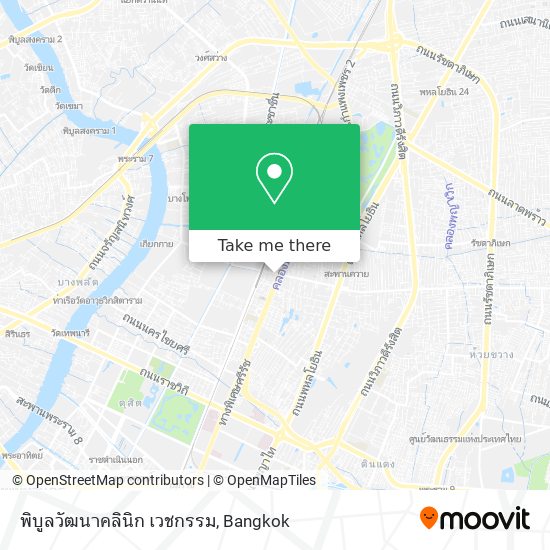 พิบูลวัฒนาคลินิก เวชกรรม map