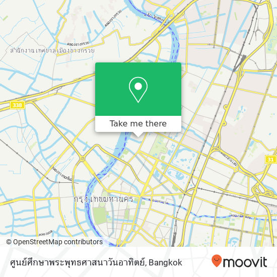 ศูนย์ศึกษาพระพุทธศาสนาวันอาทิตย์ map