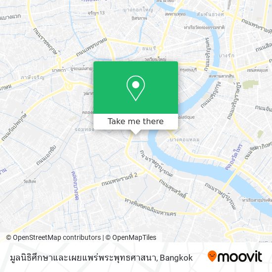 มูลนิธิศึกษาและเผยแพร่พระพุทธศาสนา map