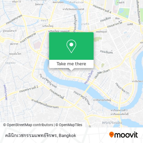 คลินิกเวชกรรมแพทย์จิรพร map
