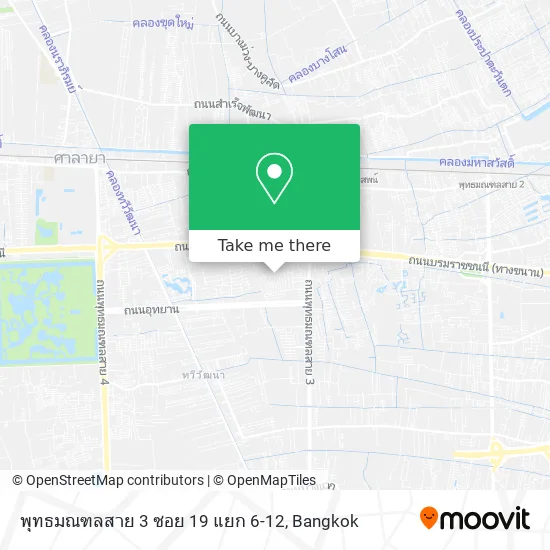 พุทธมณฑลสาย 3 ซอย 19 แยก 6-12 map