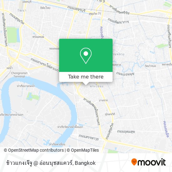 ข้าวแกงเจ๊จู @ อ่อนนุชสแควร์ map