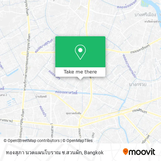 ทองสุภา นวดแผนโบราณ ซ.สวนผัก map
