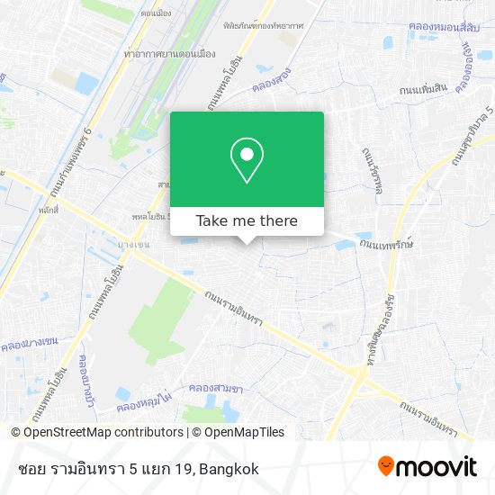 ซอย รามอินทรา 5 แยก 19 map