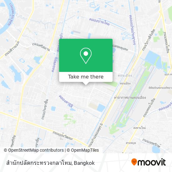 สำนักปลัดกระทรวงกลาโหม map