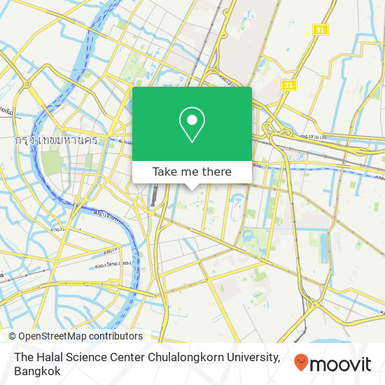 The Halal Science Center Chulalongkorn University map