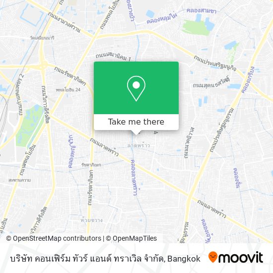 บริษัท คอนเฟิร์ม ทัวร์ แอนด์ ทราเวิล จำกัด map