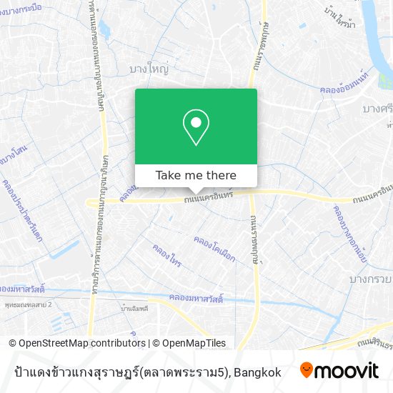 ป้าแดงข้าวแกงสุราษฏร์(ตลาดพระราม5) map