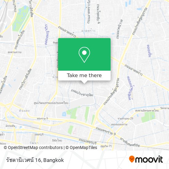 รัชดานิเวศน์ 16 map