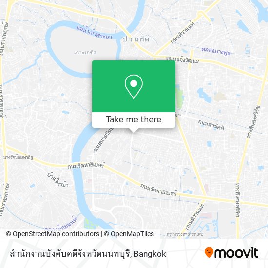 สำนักงานบังคับคดีจังหวัดนนทบุรี map