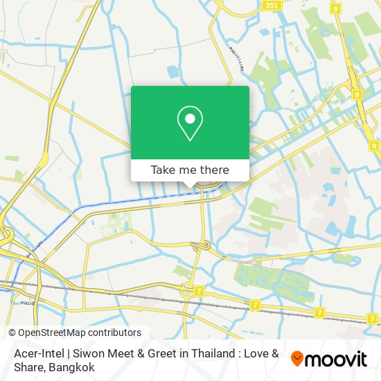 Acer-Intel | Siwon Meet & Greet in Thailand : Love & Share map