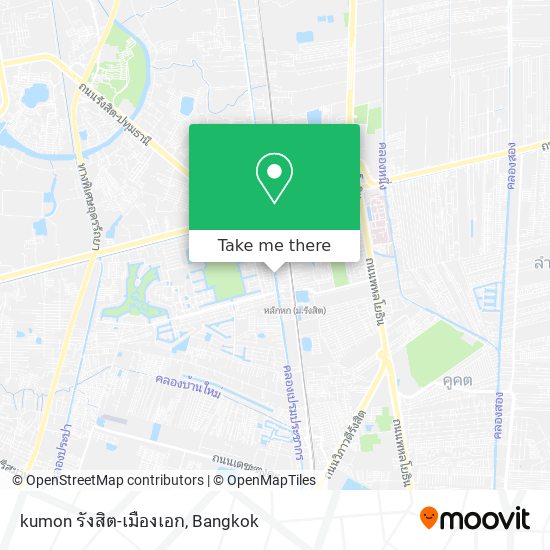 kumon รังสิต-เมืองเอก map