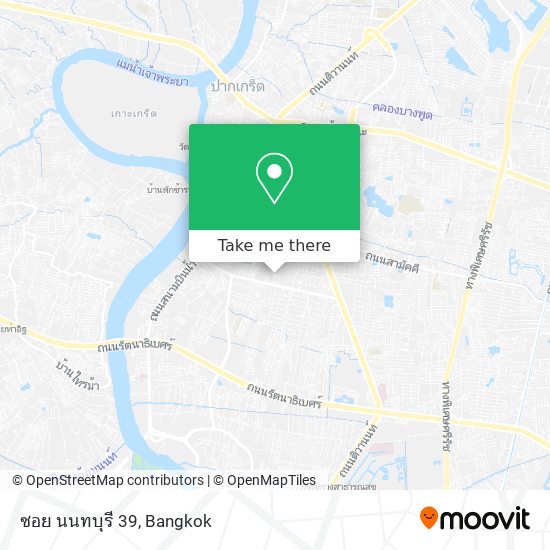 ซอย นนทบุรี 39 map