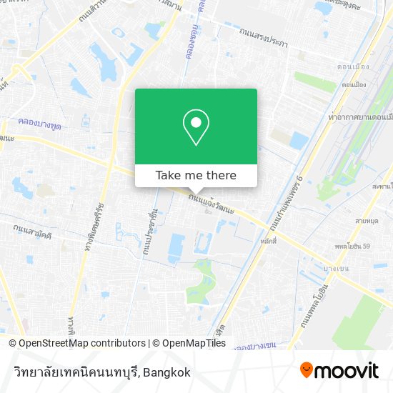 วิทยาลัยเทคนิคนนทบุรี map