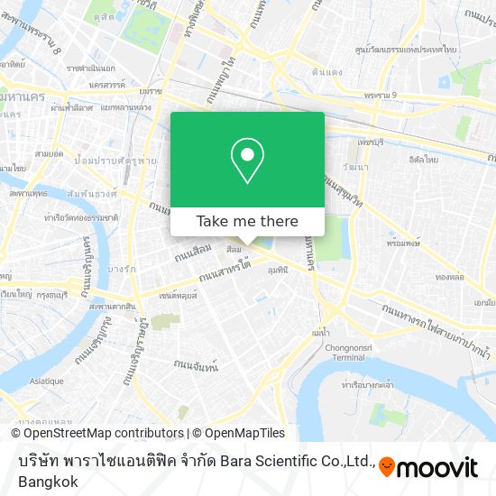 บริษัท พาราไซแอนติฟิค จำกัด Bara Scientific Co.,Ltd. map