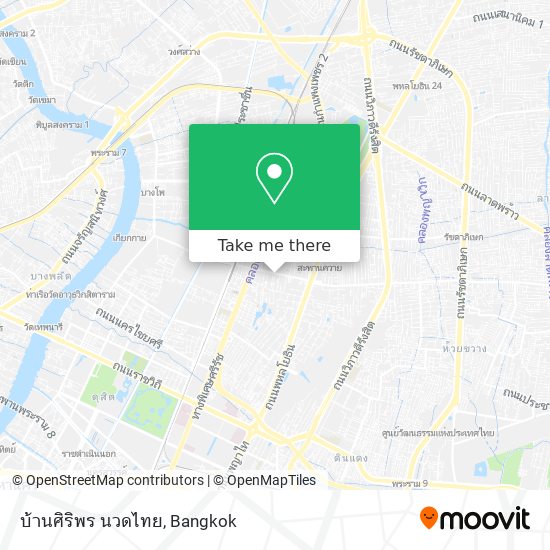 บ้านศิริพร นวดไทย map